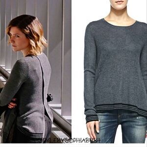 Rag and Bone Nikki split back Sweater Size XL NWT